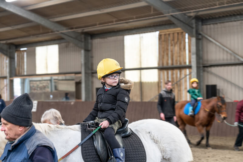 child on horse